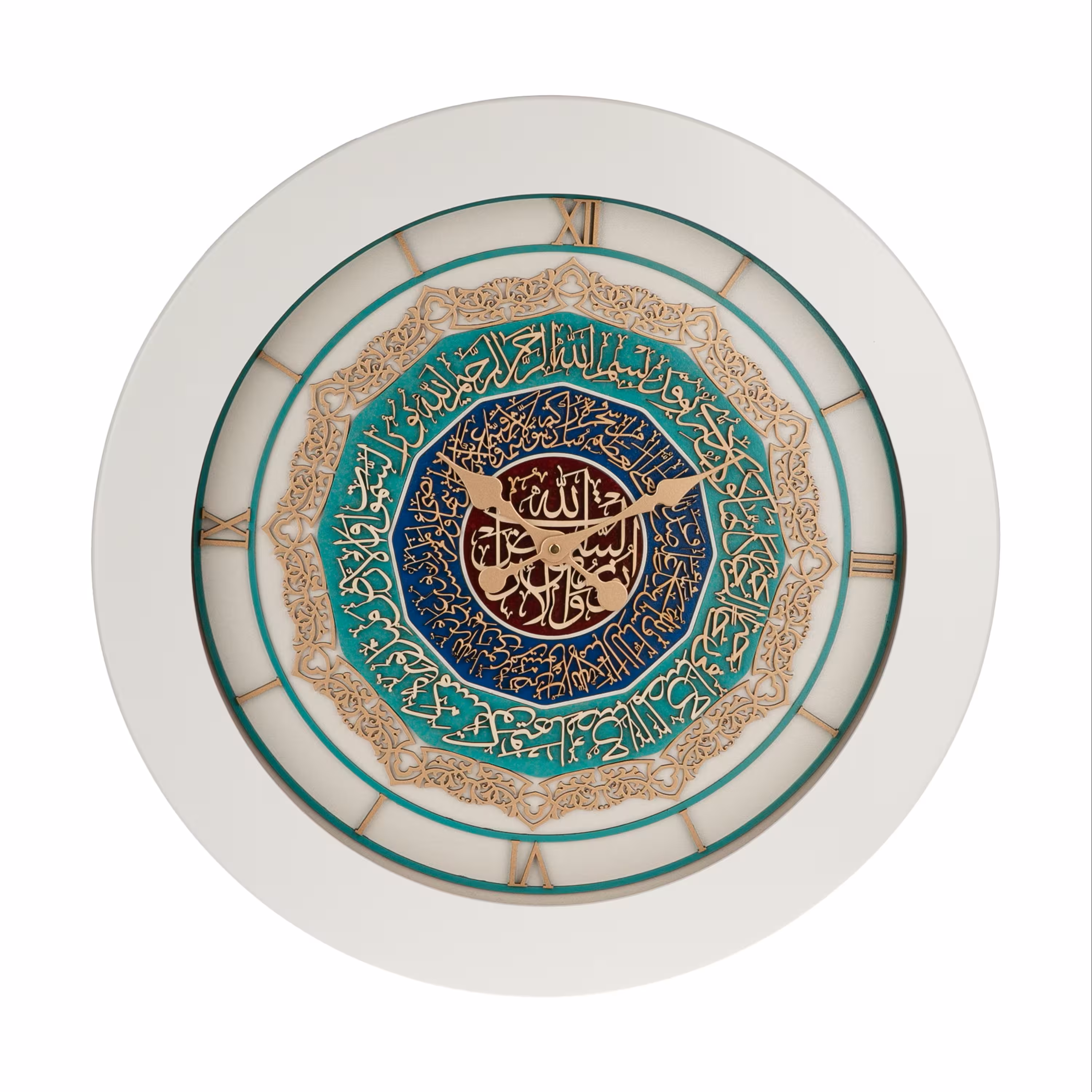 ساعت دیواری چوبی کیتا مدل رویال کد CKS 626-WG60 - (قطر 60 cm)