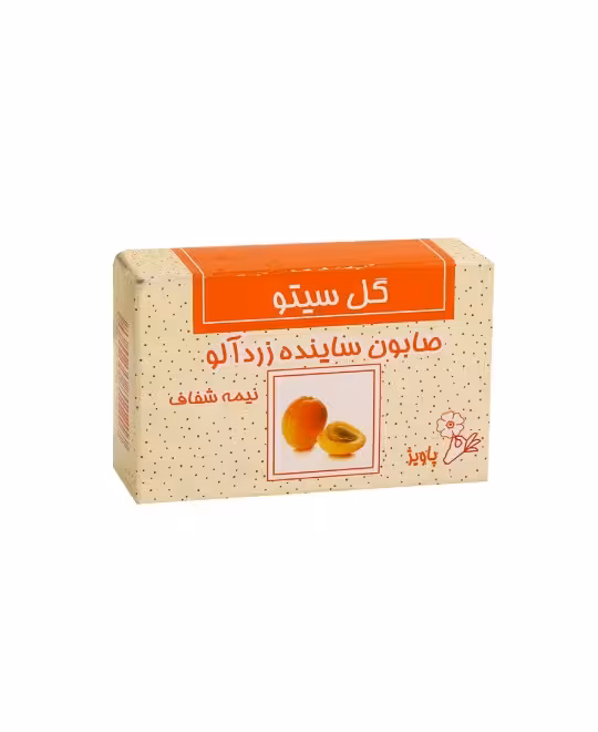 صابون ساینده زردآلو گل سیتو 100 گرمی
