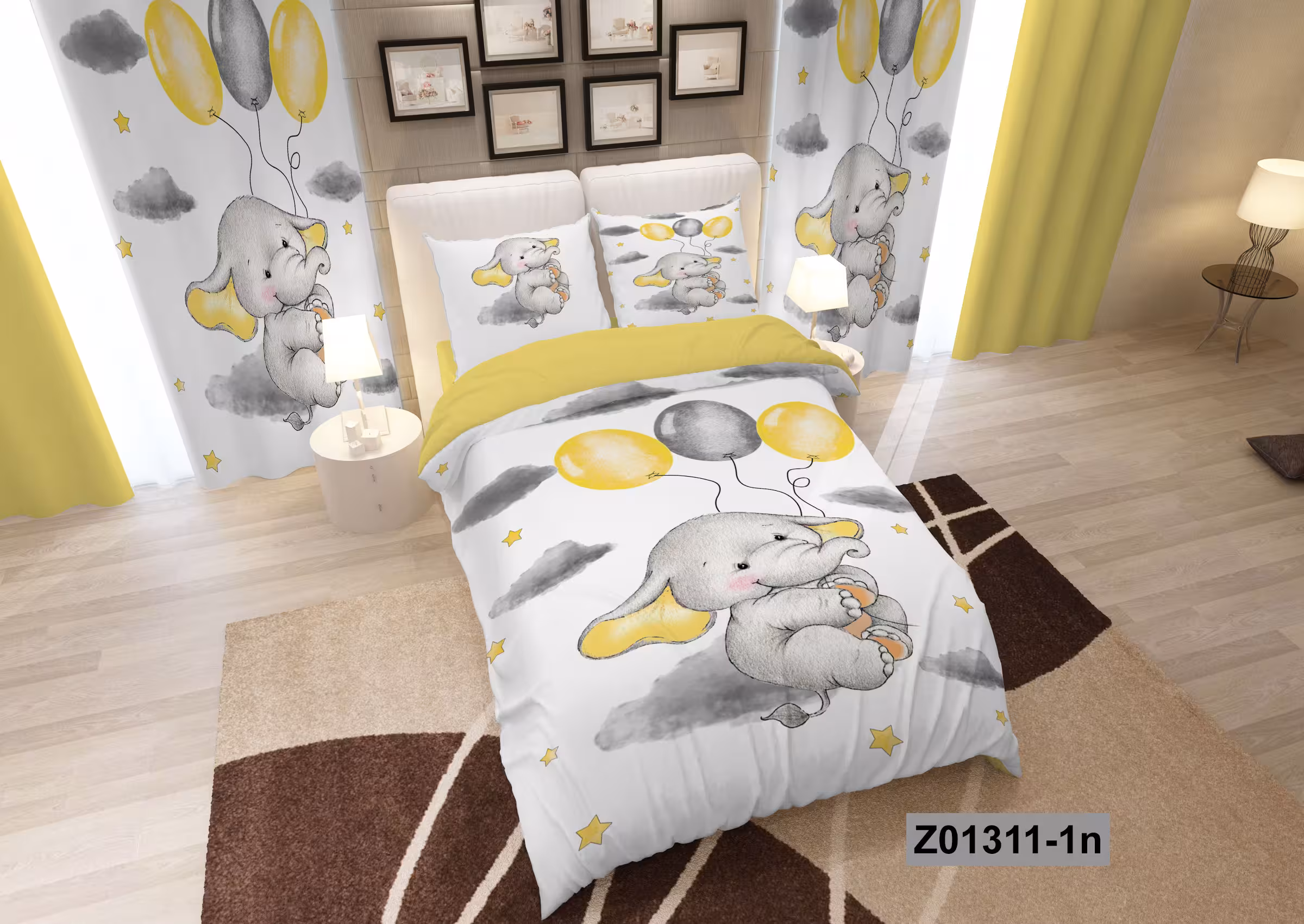لحاف روتختی تنسل سه بعدی (3D) کالای خواب متین کد 1311