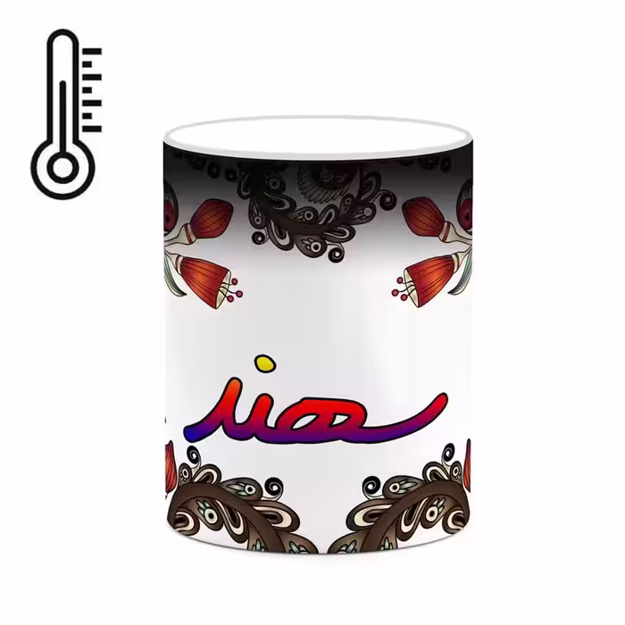 ماگ حرارتی   اسم سهند  سنتی گل و بته کد mgh45664