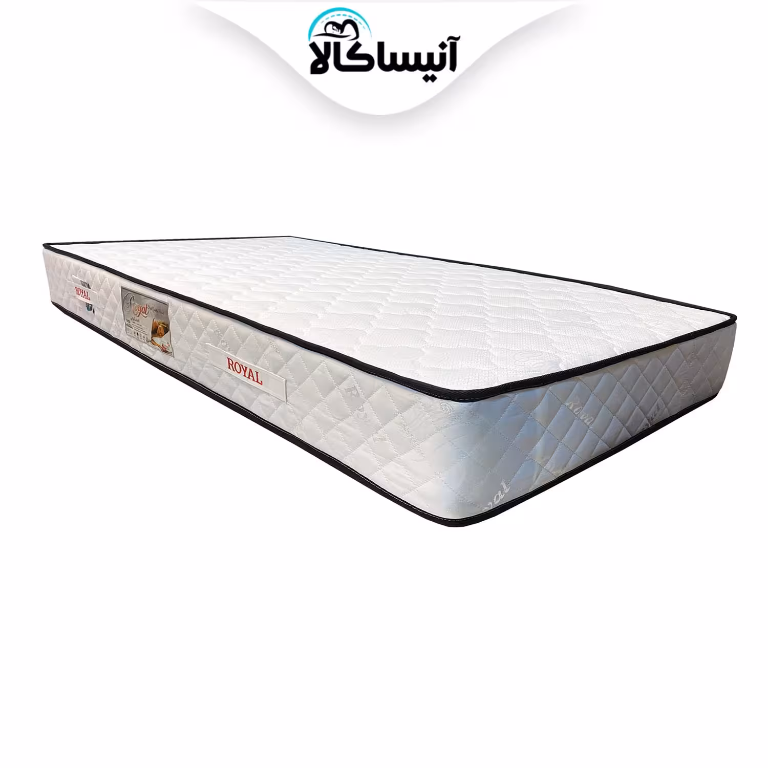 تشک یک نفره رویال مدل طبی فنری اسلیپ سایز 200 × 90 سانتی متر