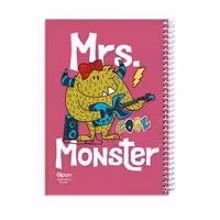 دفتر80برگ وزیری سیمی فانتزی الیپون کد233کارتن48عددی