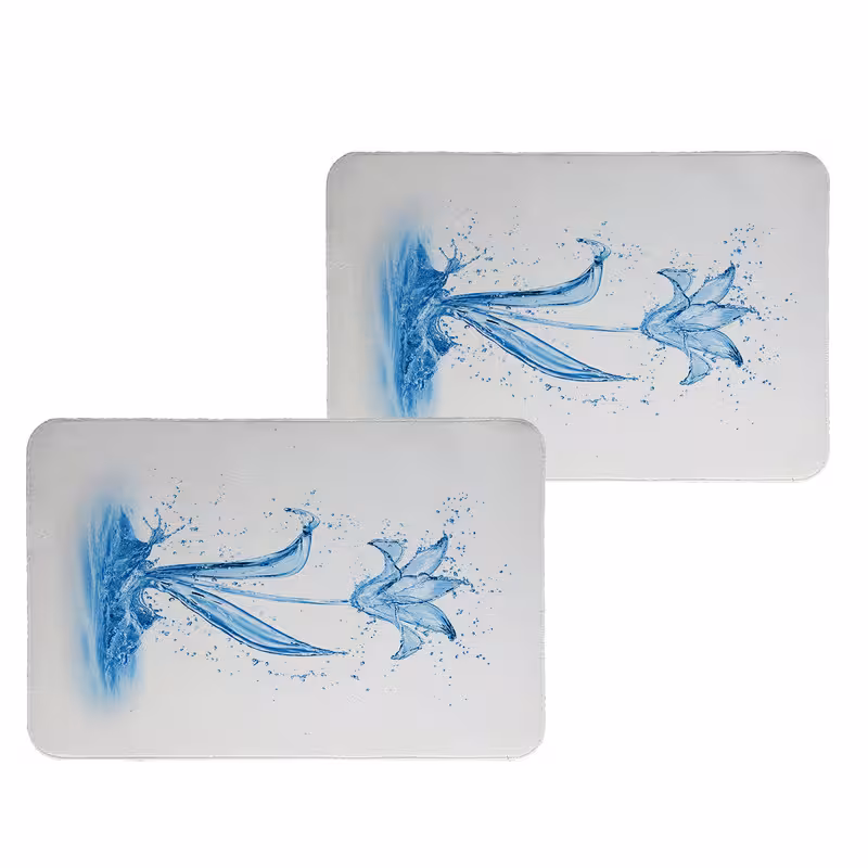 زیربشقابی طرح گل کد 9036 بسته 2 عددی | کالا مکس