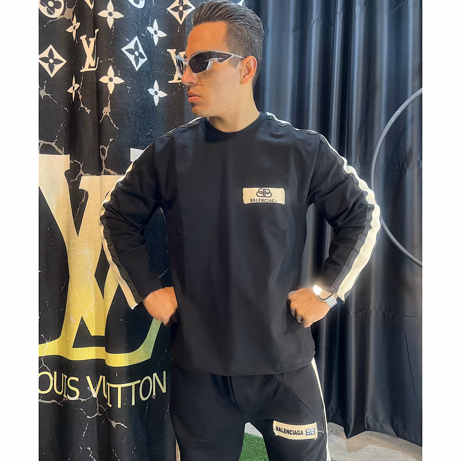 بلوز پنبه | بالنسیاگا |مدل نوار کنفی