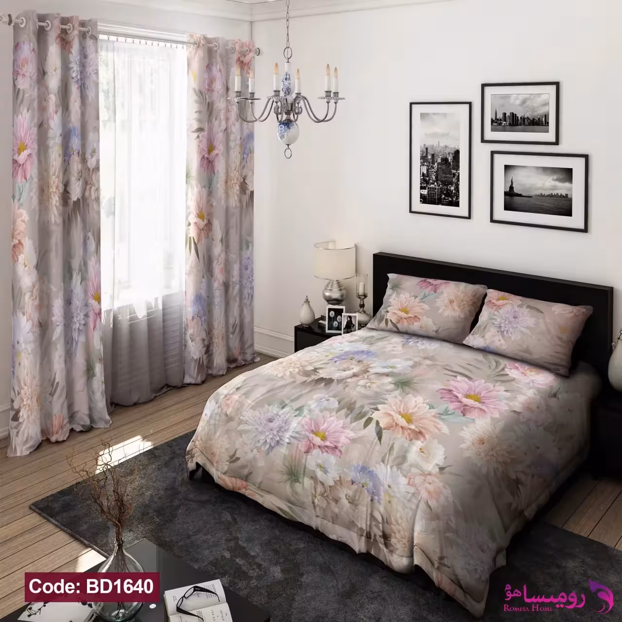 روتختی طرح گل زیبا برند دکو کد BD1640