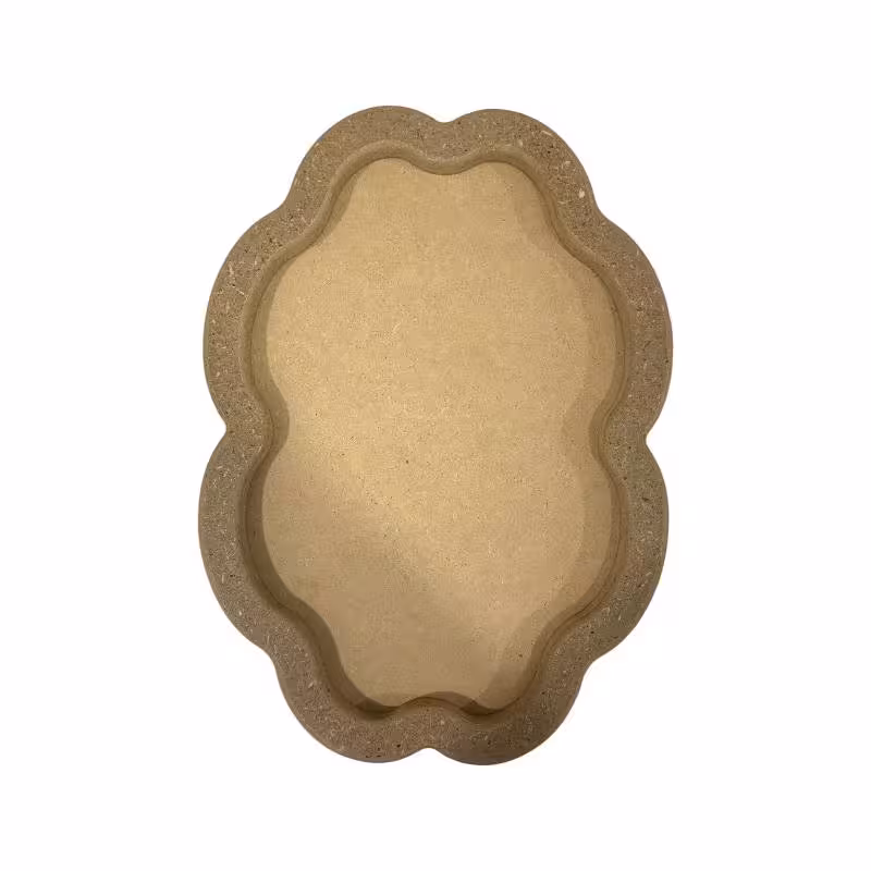 بیس MDF سینی طرح ابر 33 در 24 کف 3 میل لبه 16 میل