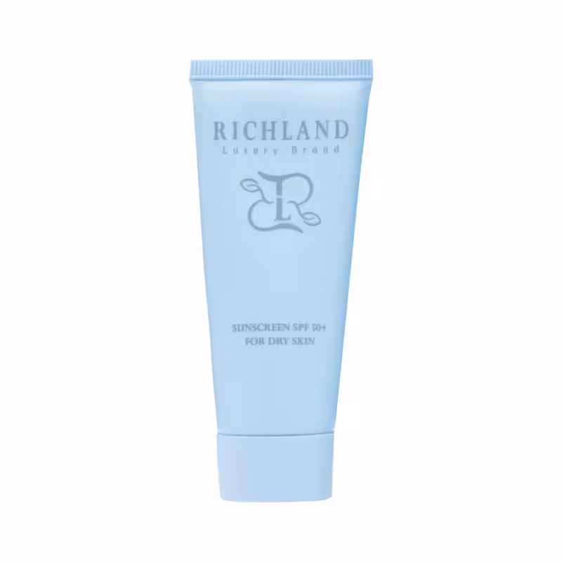 کرم ضد آفتاب بی رنگ  SPF50 پوست خشک ریچلند