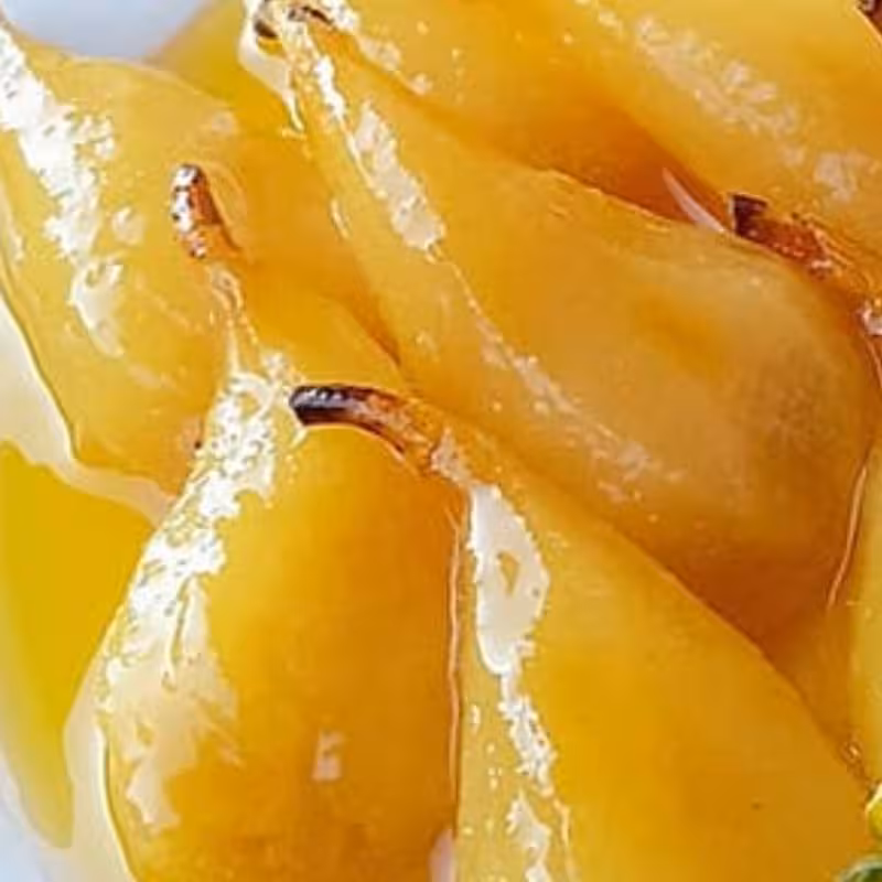 مربا گلابی کامل زعفرانی