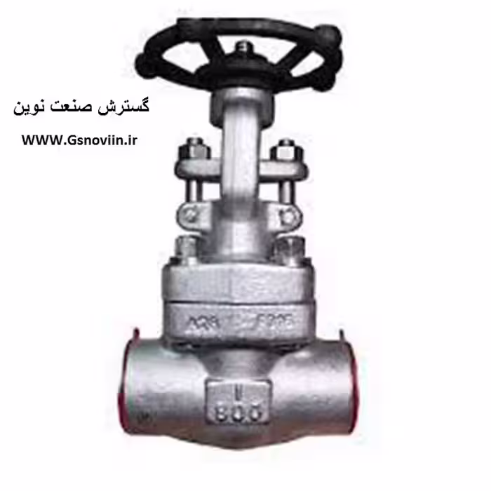 شیرفلکه سوزنی "2 کلاس 800 استلس استیل رزوه ای