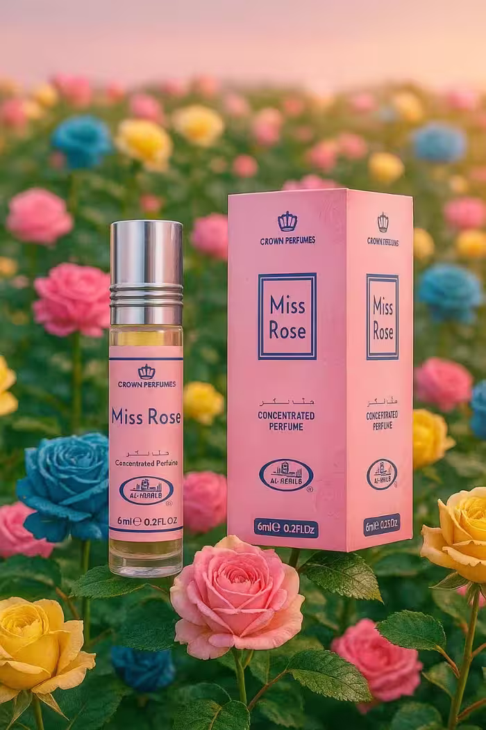 عطر زنانه میس رز الرحاب 6 میل | Miss Rose al rehab 6 mil