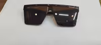 عینک آفتابی مردانه اورجینال قهوه ای برند SAINT LAURENT مستطیلی uv400