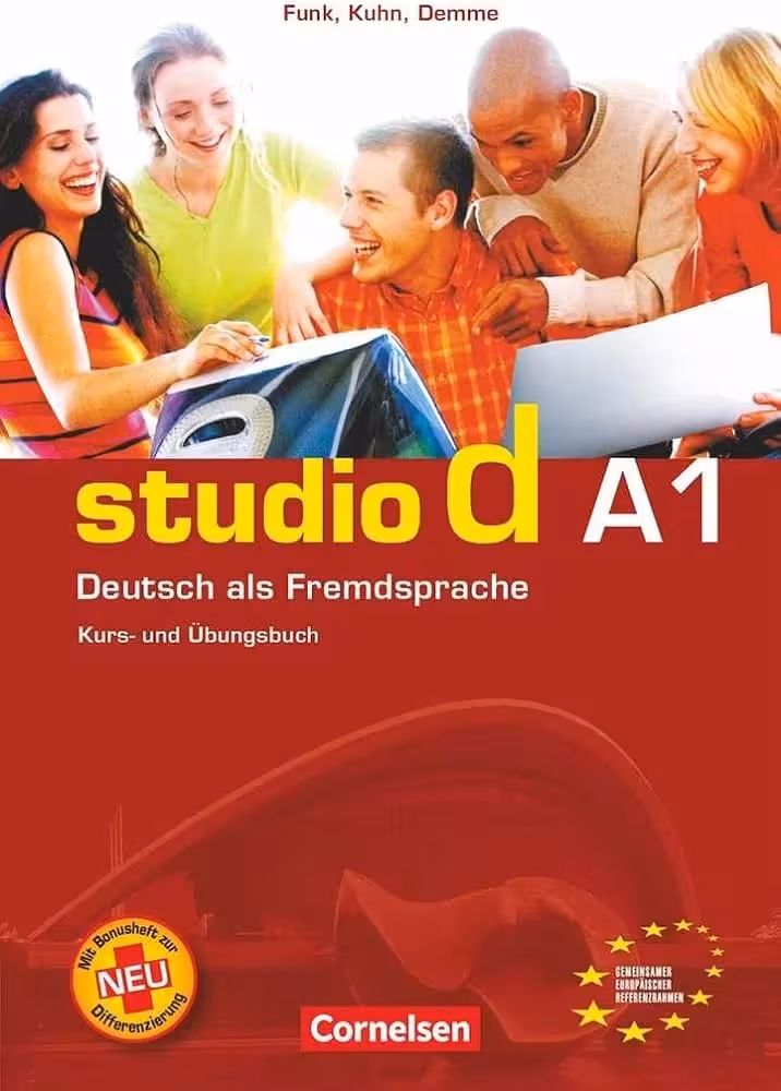 اشتودیو دی A1 |خرید آلمانی Studio d A1 (Kurs- und Übungsbuch)