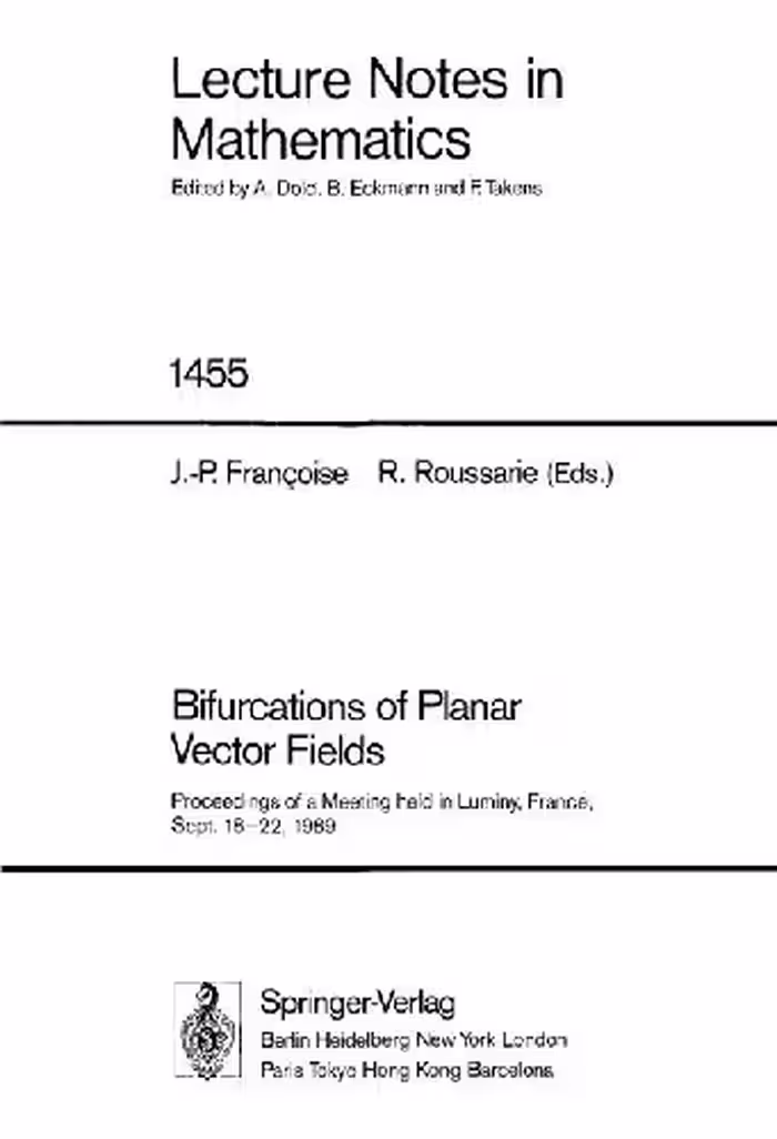 خرید و دانلود نسخه کامل کتاب Bifurcations of Planar Vector Fields