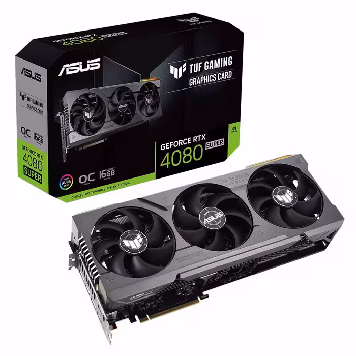 کارت گرافیک ایسوس مدل TUF Gaming GeForce RTX 4080 SUPER ظرفیت 16 گیگابایت