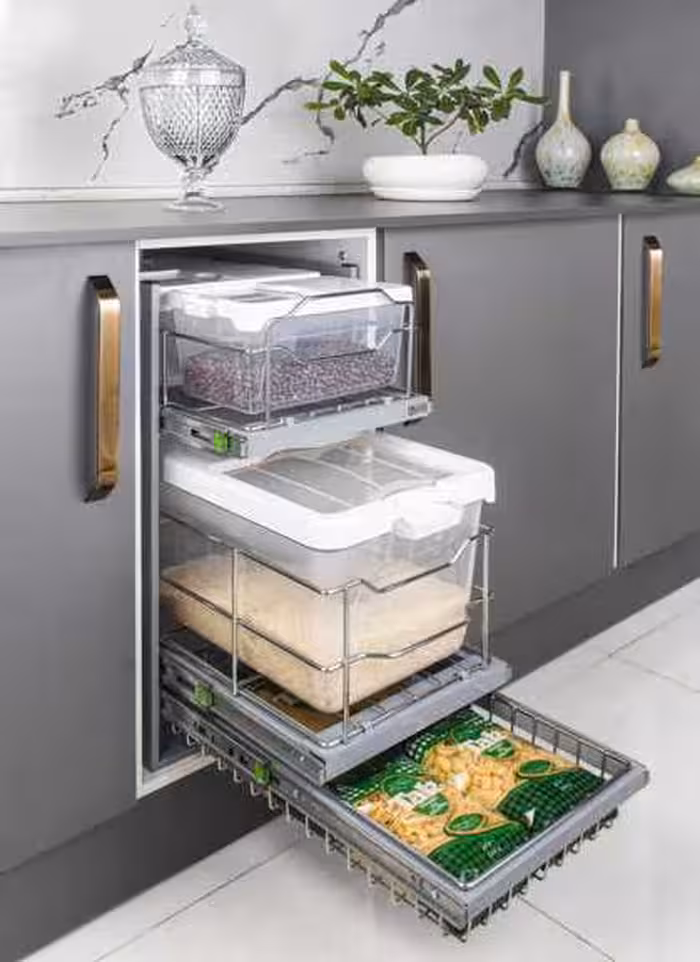 جای برنج و جای حبوبات ریلی چند منظوره آذین