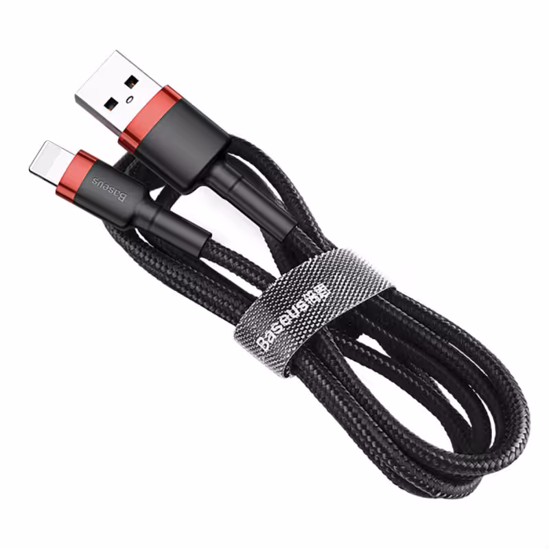 کابل تبدیل USB به لایتنینگ باسئوس مدل CAFULE طول 2 متر