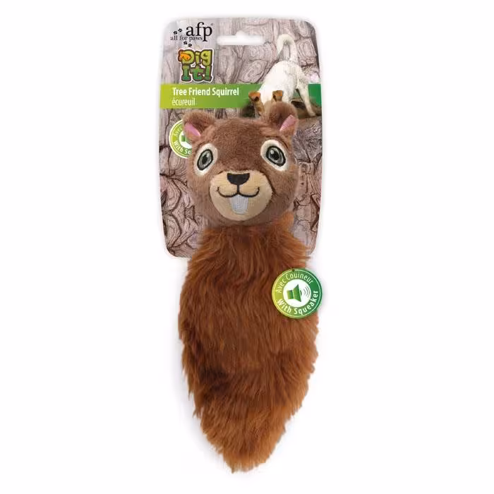 اسباب بازی التراسونیک afp مخصوص سگ مدل Tree Friend Squirrel
