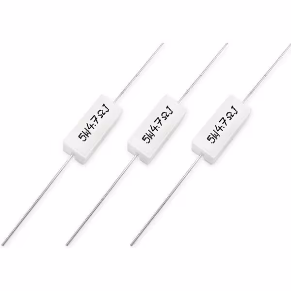 مقاومت آجری 4.7 اهم 5 وات