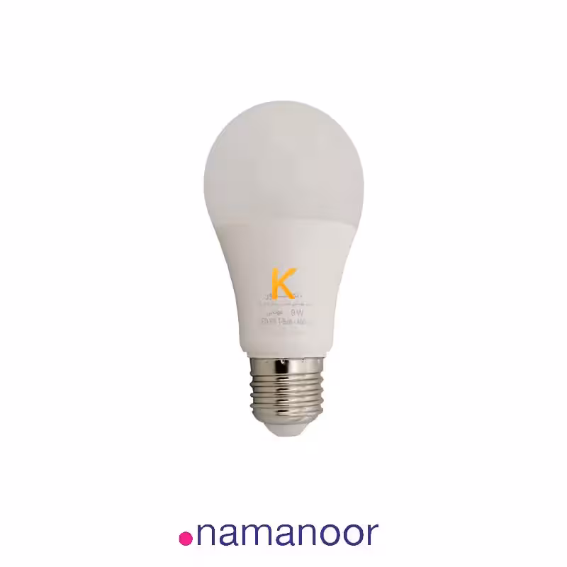 لامپ حبابی 9 وات نمانور
