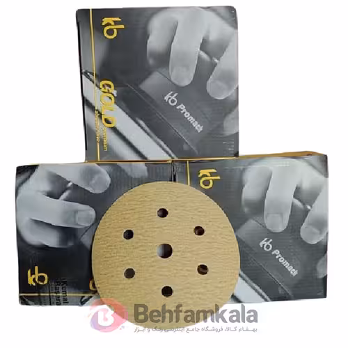 سنباده گرد سوراخدار kb مدل GOLD Premium 150 mm 6 1H شماره 120