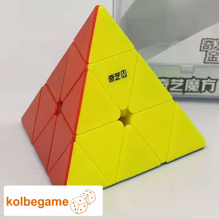 روبیک هرمی 3*3 کای وای کایمنگ مگنت باکس دار استیکرلس