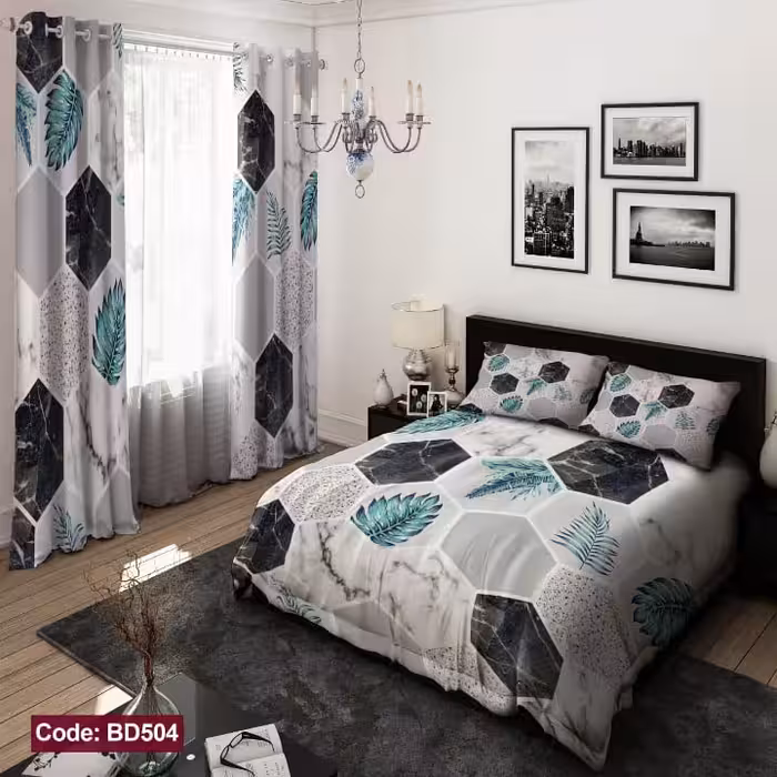 روتختی طرح برگ و سنگ کد BD504