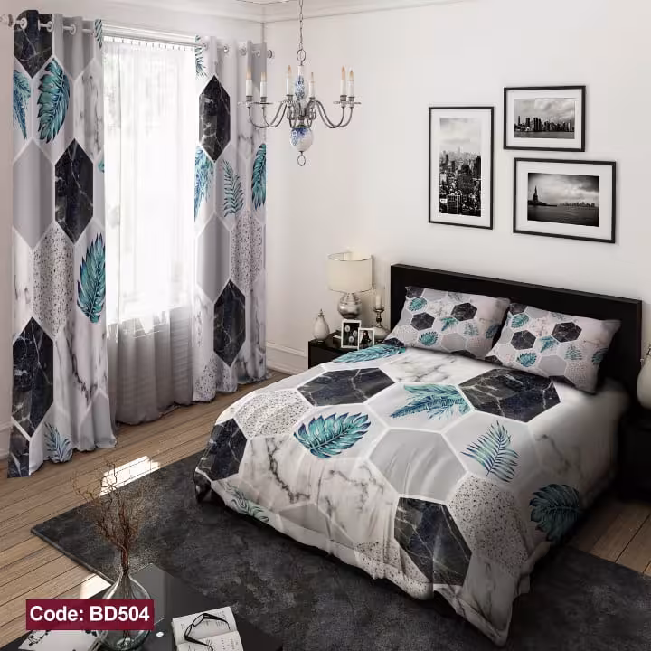 روتختی طرح برگ و سنگ کد BD504