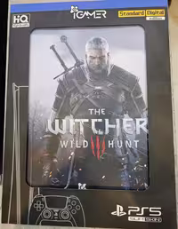 برچسب تزئینی کنسول بازی PS5 SLIM طرح The Witcher