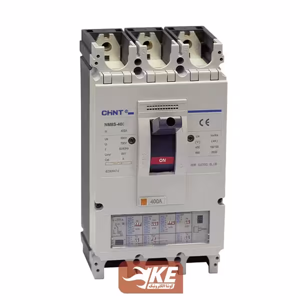 کلید اتوماتیک 800 آمپر قابل تنظیم با رله الکترونیکی چینت NM8N-800S/3P-EN-800A