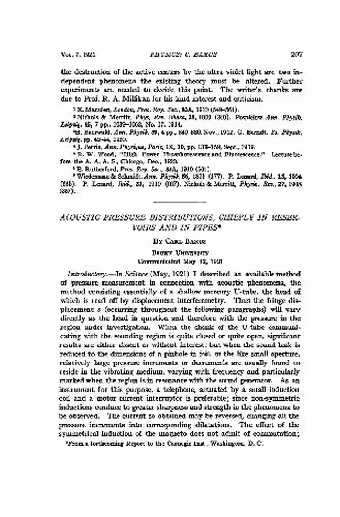 خرید و دانلود نسخه کامل کتاب Acoustic Pressure Distributions, Chiefly in Reservoirs and in Pipes