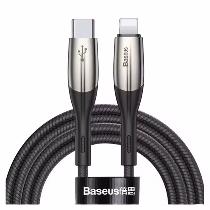کابل 2 متری Type-C به Lightning بیسوس مدل Baseus Horizontal CATLSP
