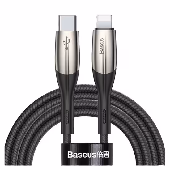 کابل 2 متری Type-C به Lightning بیسوس مدل Baseus Horizontal CATLSP