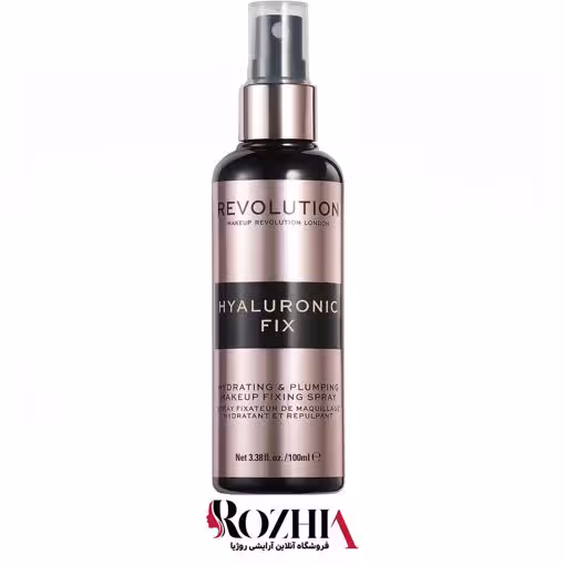 اسپری فیکساتور و آبرسان رولوشن مدل هیالورونیک 100میل