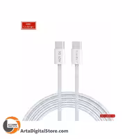 کابل تایپ سی Earldom EC-190C-C Type-C To Type-C PD 60W White طول 1m