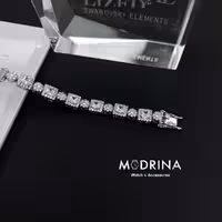 دستبند تنیسی کریستال سواروسکی Swarovski