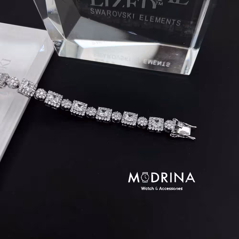 دستبند تنیسی کریستال سواروسکی Swarovski