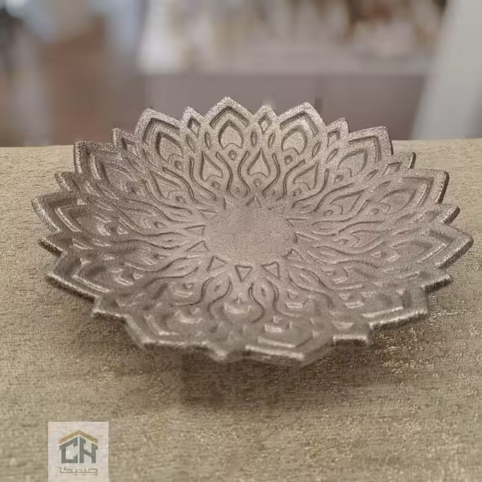 کاسه آلومینیومی نقره ای طرح مهان مدل 3222047
