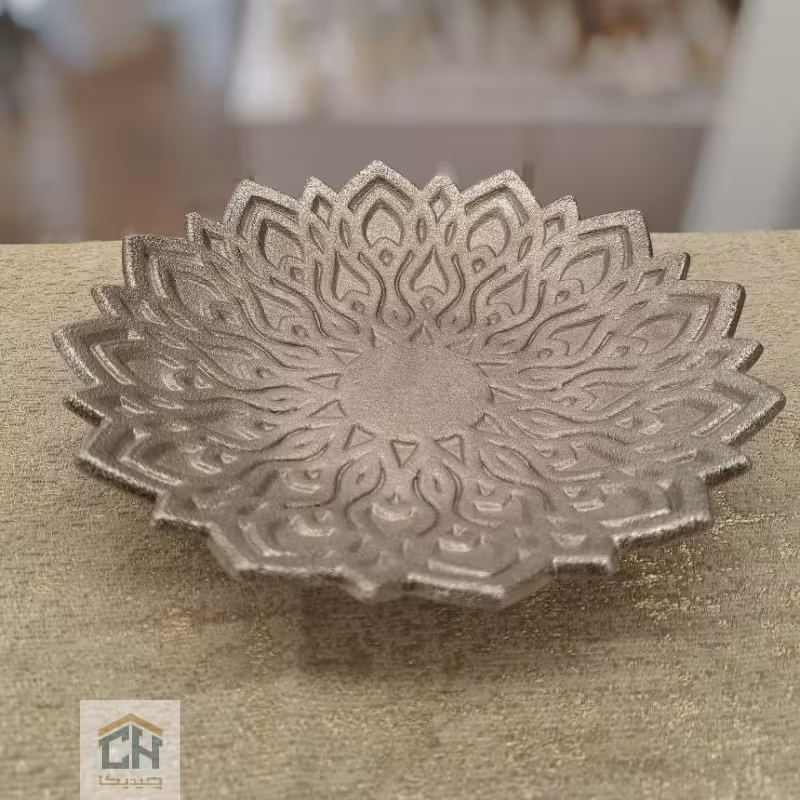 کاسه آلومینیومی نقره ای طرح مهان مدل 3222047