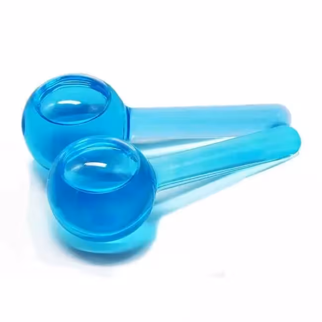 ماساژور گوی یخی صورت و گردن بسته 2 عددی (آیس رولر توپی)