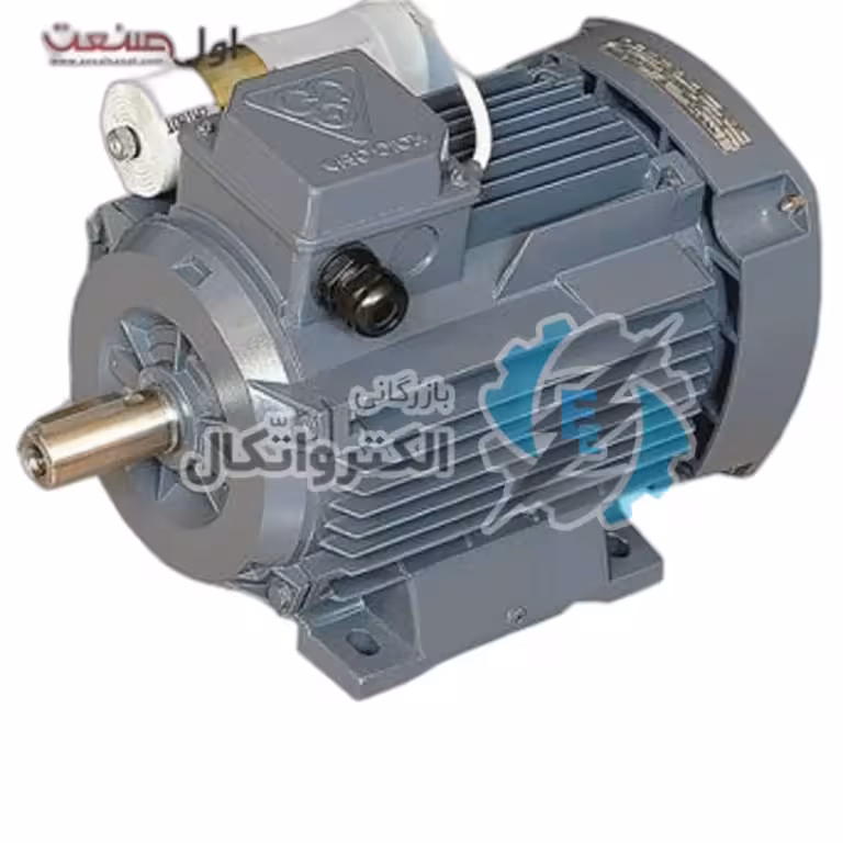 الکتروموتور صنعتی 1اسب 0/75kw تکفاز رله ای 1500دور