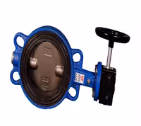 شیر پروانه ای گیربکسی 5 اینچ PN16 دیسک استیل میراب