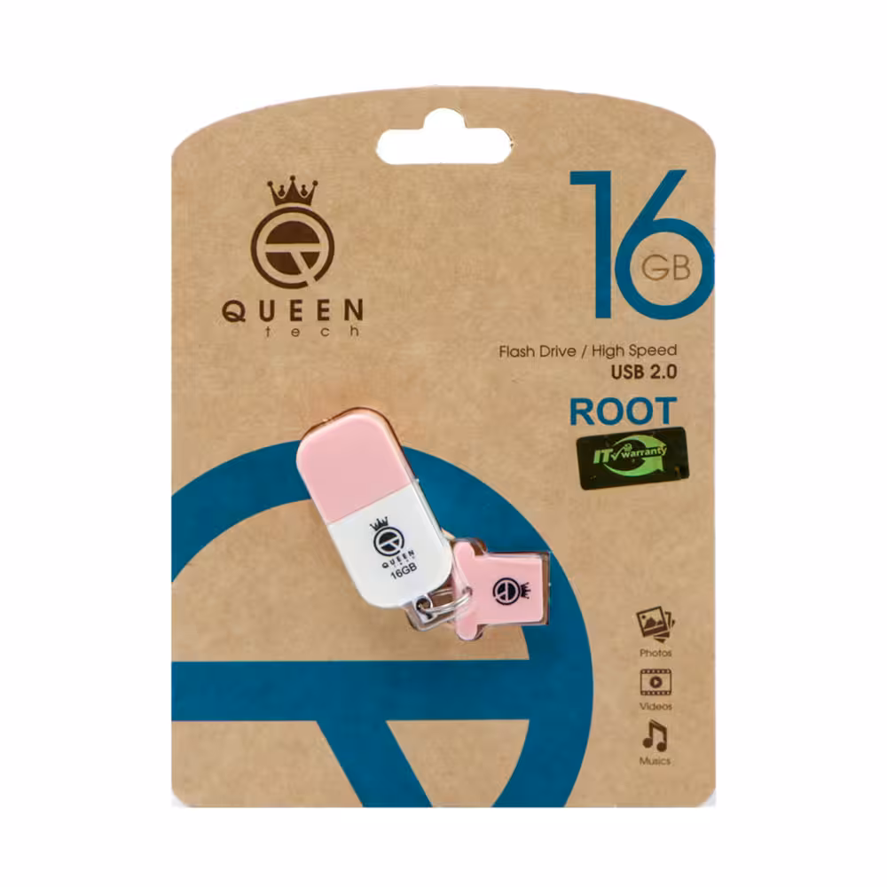 فلش مموری کوئین تک مدل ROOT ظرفیت 16 گیگابایت