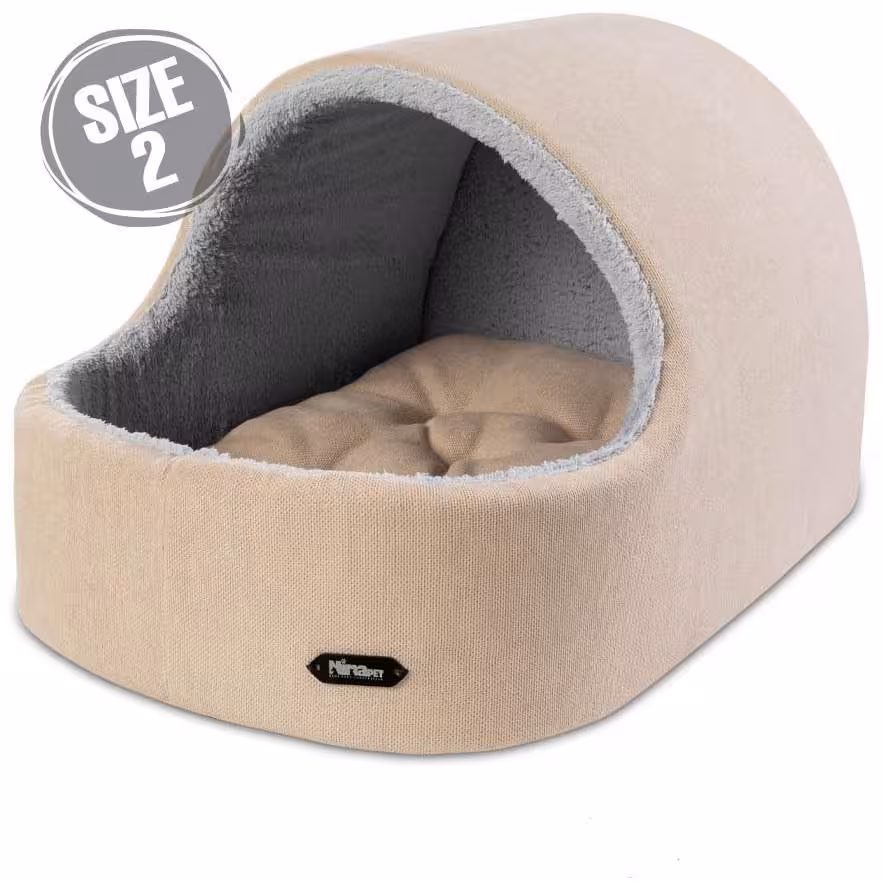 لانه سگ و گربه برند نیناپت مدل بیفو سایز 1 مناسب وزن 1 تا 6 کیلوگرم ابعاد 38*53*30