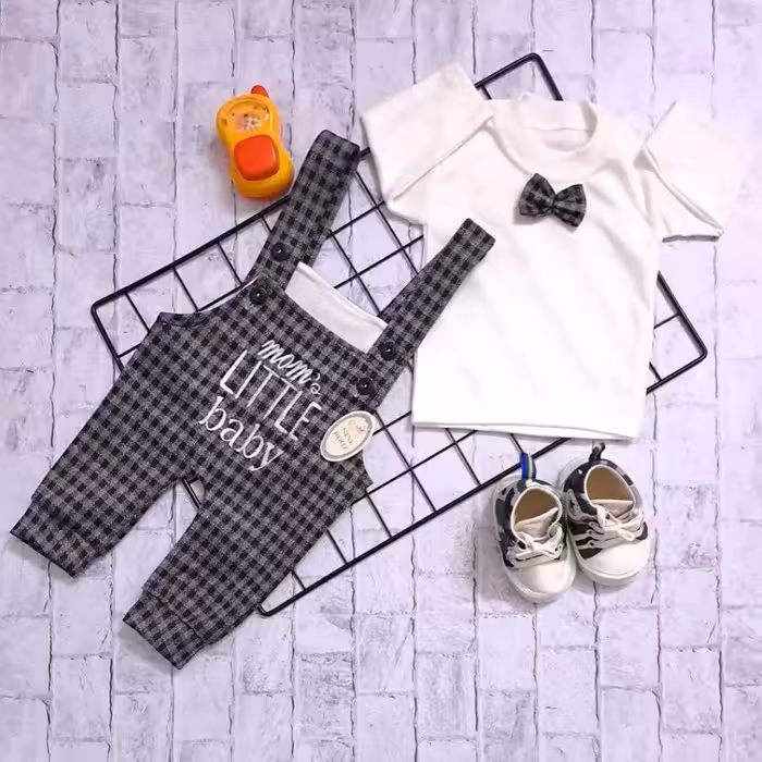 پیشبندی نوزادی و کودک طرح لیتل سایز 1 الی 3 ارسال رایگان 