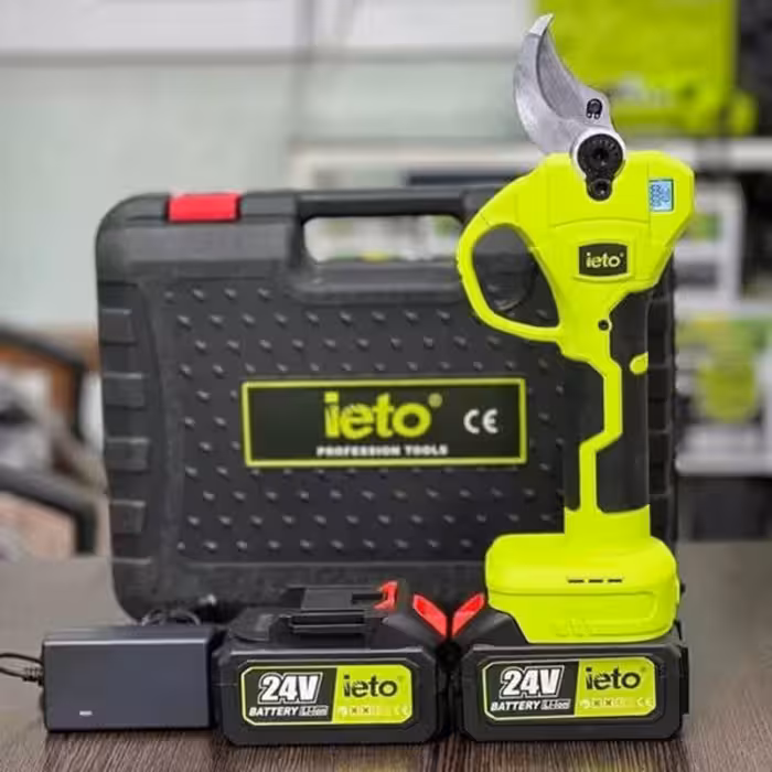 قیچی شارژی باغبانی ایتو اصل با تیغه 4 سانتی مدل eito-24v (تمام صنعتی)