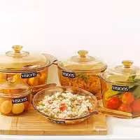 قیمت و فروش سرویس قابلمه  visions 9 پارچه پیرکس کورل مدل ویژن ساخت فرانسه اصل