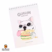 دفتر طراحی 40 برگ طرح سگ لانگو (Lango)