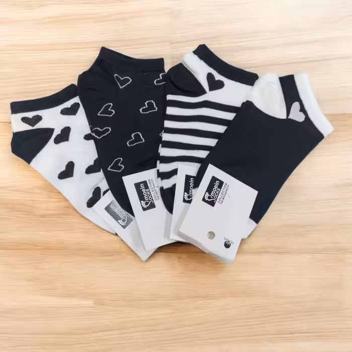 مچی کارت سفید قلب مشکی