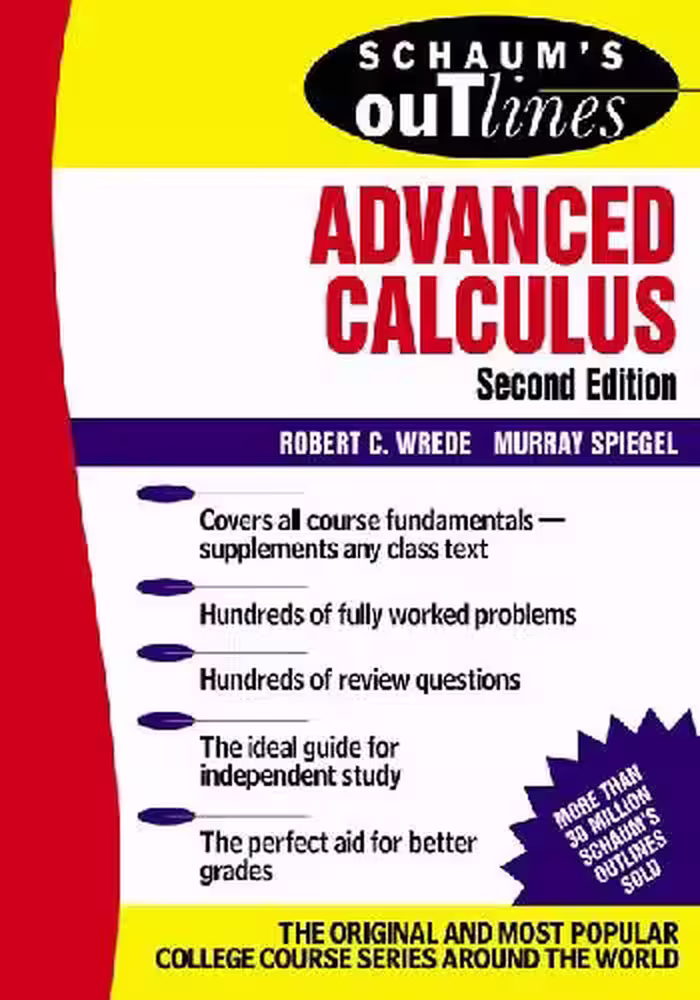 خرید و دانلود نسخه کامل کتاب Theory and Problems of ADVANCED CALCULUS