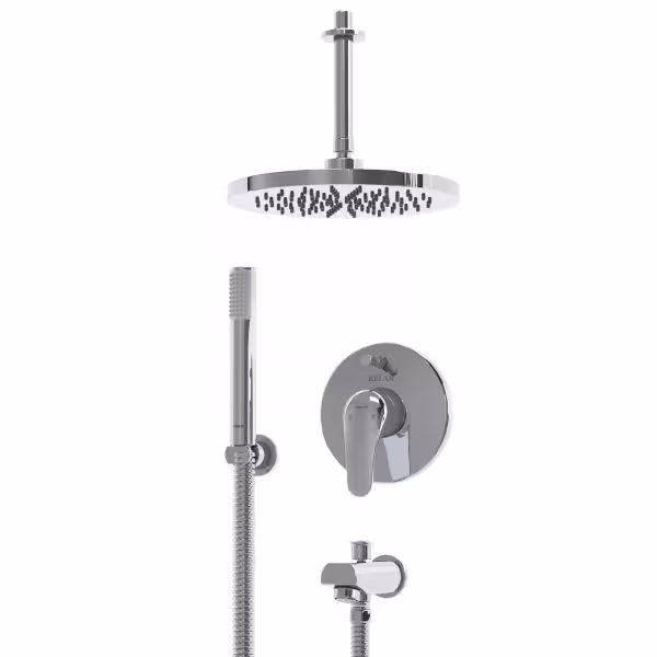 ملزومات شیر حمام توکار کلار مدل کلاسیک فلور تیپ 4